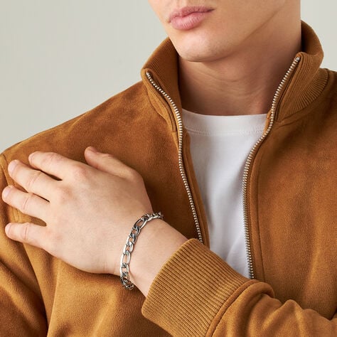 Bracciale Catena Man Code Acciaio - Bracciali Uomo | Stroili
