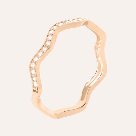 Anello Semi-eternity Silver Shine Argento Rosa Cubic Zirconia - Anelli con Pietre Donna | Stroili