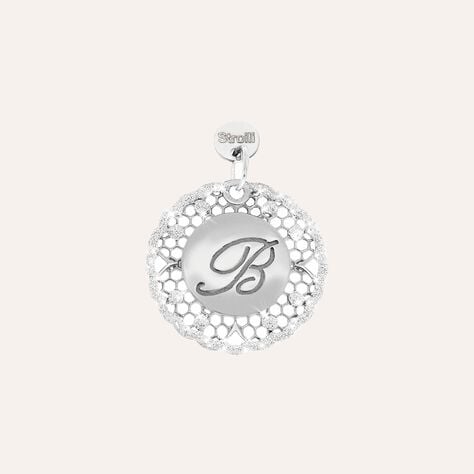 Charm in argento rodiato e glitter - Charms Donna | Stroili