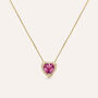 Collana Jasmine Oro Giallo Rodolite Diamante