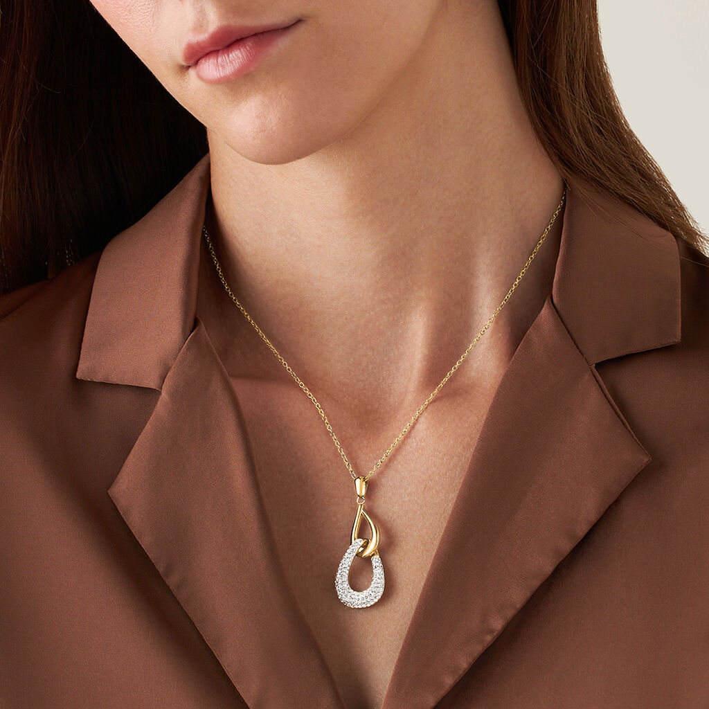 Collana Lady Phantasya Acciaio Rosa Cristallo - Collane Donna | Stroili