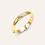 Fede Classica Leggera 3.2 mm Oro Giallo Diamante