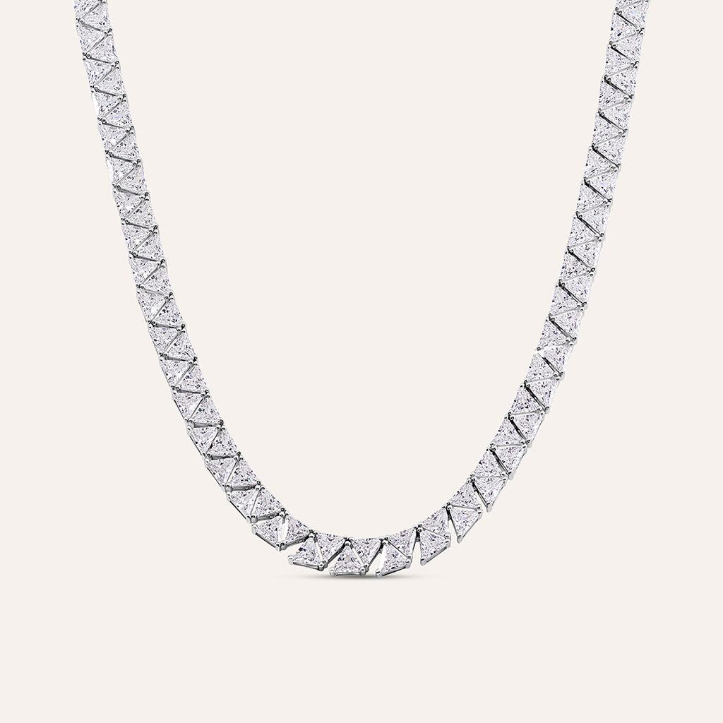 Collana Tennis Silver Elegance Argento Rodiato Cubic Zirconia