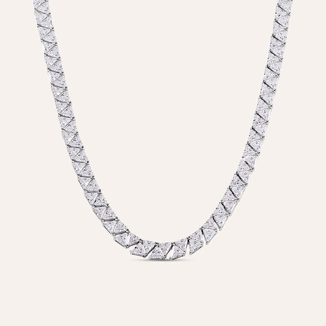 Collana Tennis Silver Elegance Argento Rodiato Cubic Zirconia - Collane Tennis Donna | Stroili