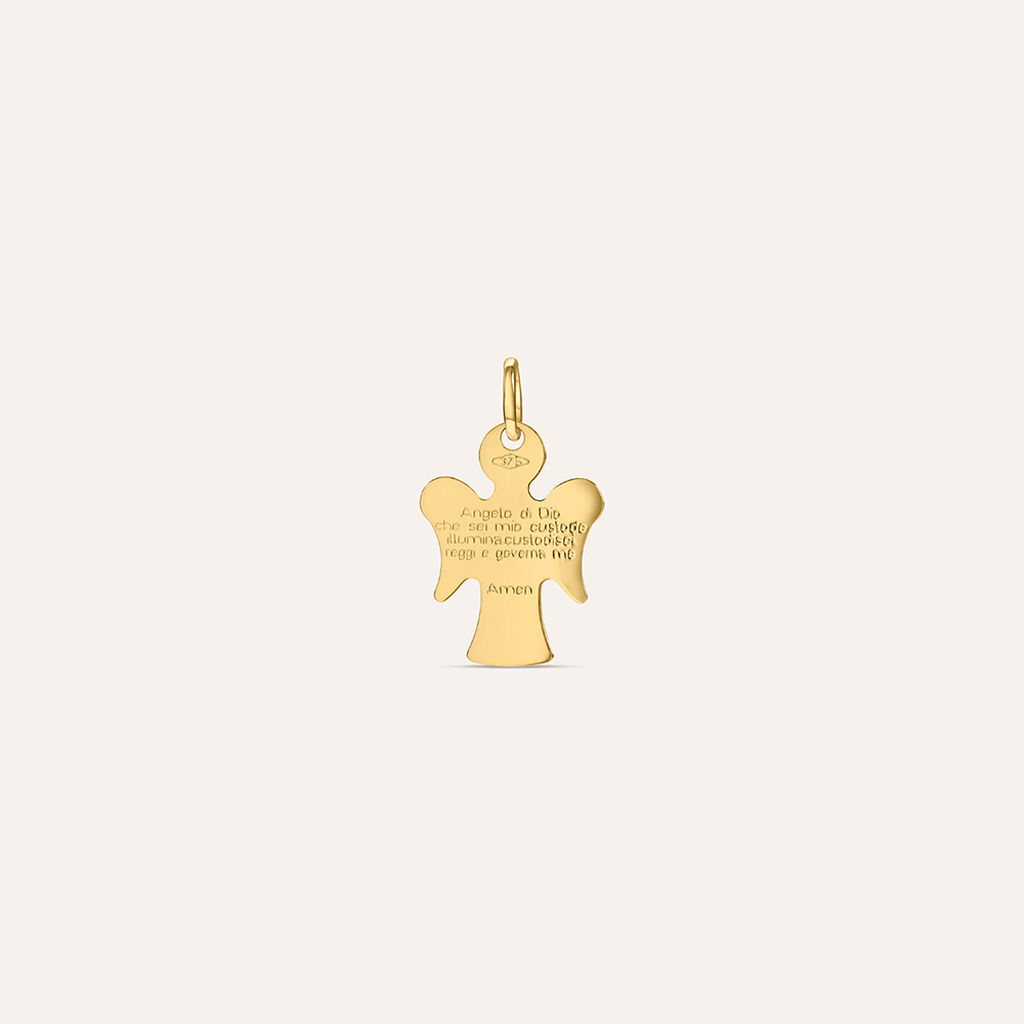 Pendente Holy Oro Giallo - Ciondoli con Incisione Unisex | Stroili