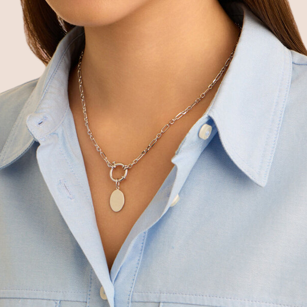 Pendente Love Beats Argento Rodiato