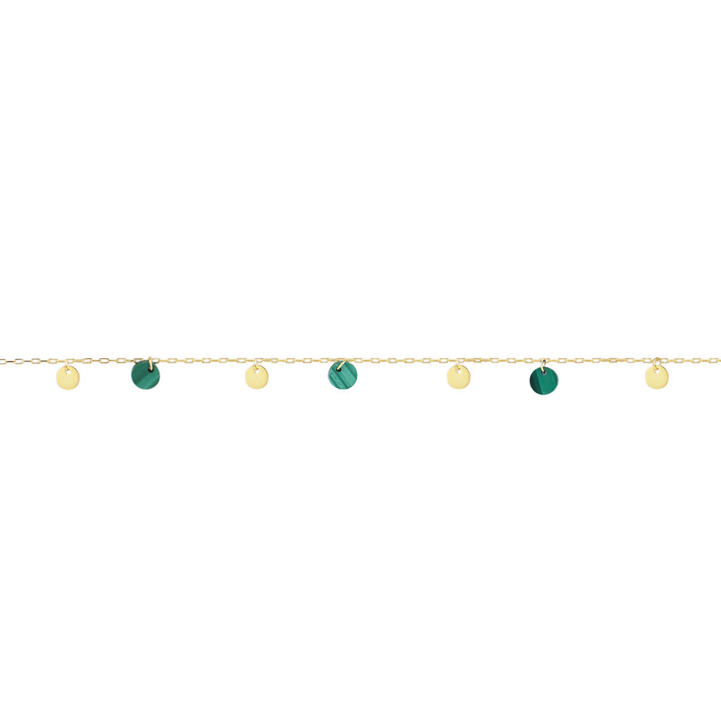 Bracciale Beverly Oro Giallo Malachite - Bracciali Amicizia Donna | Stroili