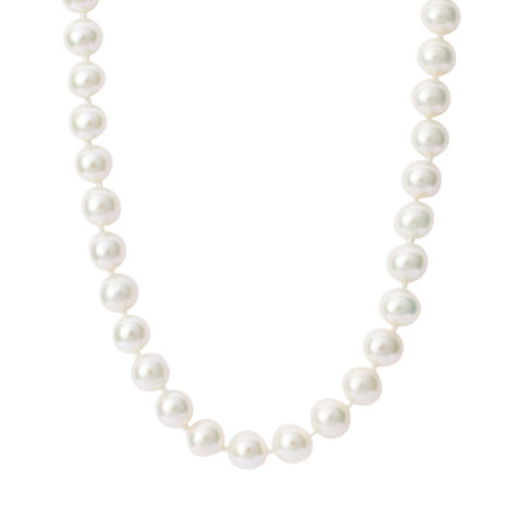 Collana Gabrielle Oro Bianco Perla D'Acqua Dolce Cubic Zirconia - Collane Donna | Stroili