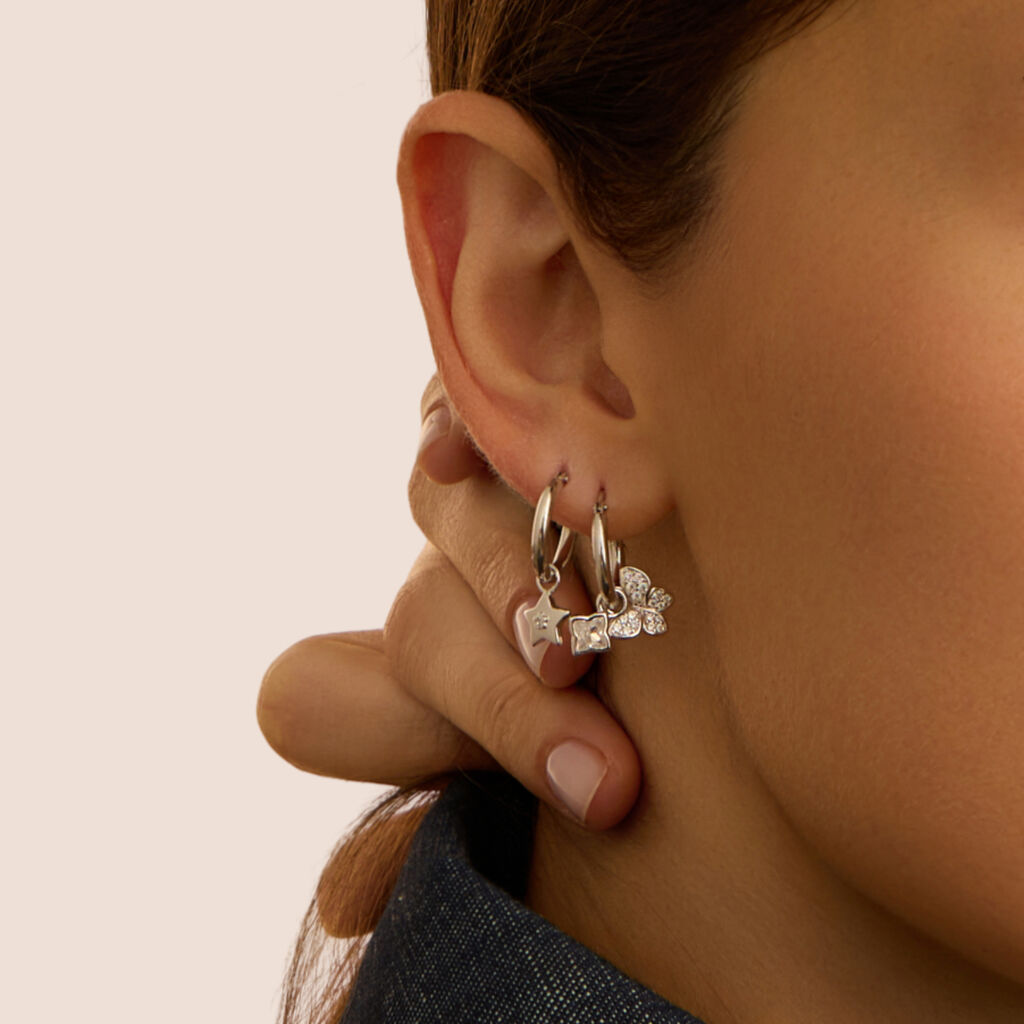 Charm Silver Moments Argento Rodiato Cubic Zirconia