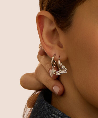 Charm Silver Moments Argento Rodiato Cubic Zirconia