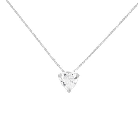 Collana Punto Luce Claire Oro Bianco Cubic Zirconia - Collane Punto Luce Donna | Stroili