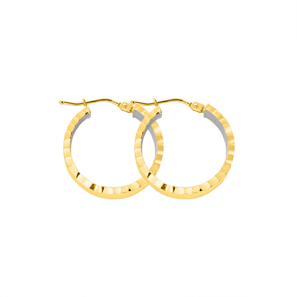 Orecchini A Cerchio Toujours Oro Bicolore - Orecchini a Cerchio Donna | Stroili