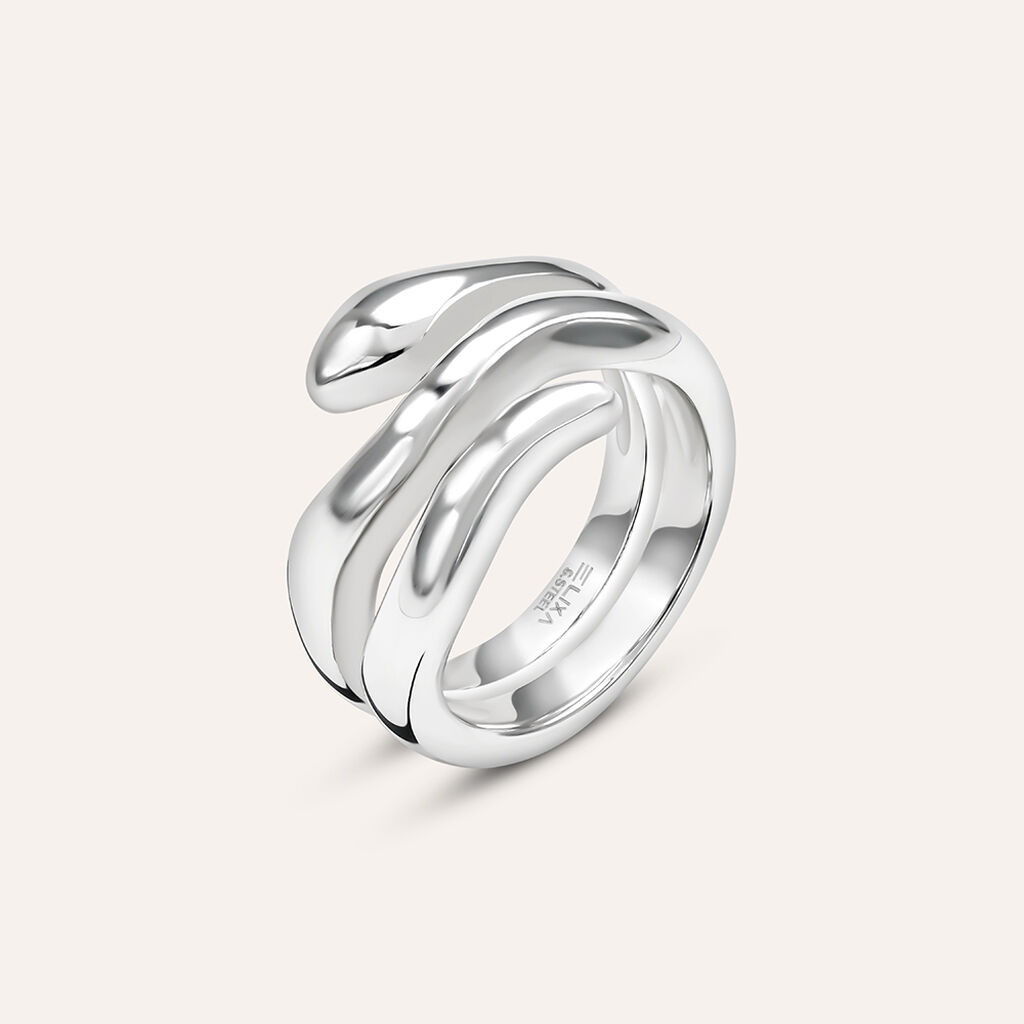 Anello Fascia Moonlight Acciaio