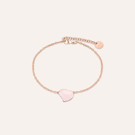 Bracciale Lady Sweet Acciaio Rosa - Bracciali con Incisione Donna | Stroili