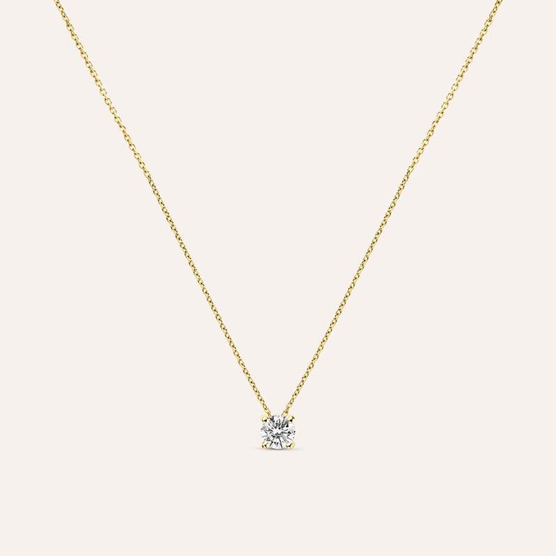 Collana Punto Luce Diamade Oro Giallo Diamante Lab-Grown - Collane Punto Luce Donna | Stroili