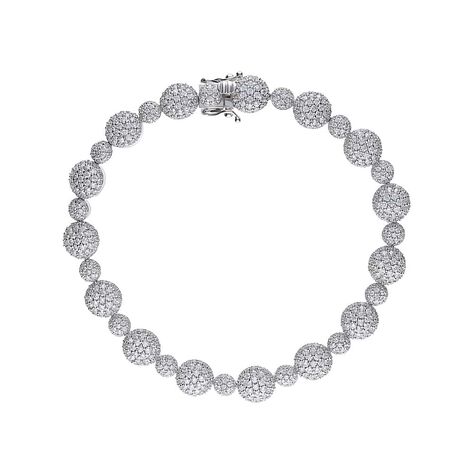 Bracciale in argento e zirconi con dettagli circolari - Bracciali Donna | Stroili