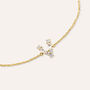 Bracciale Silver Glow Argento Dorato Cubic Zirconia