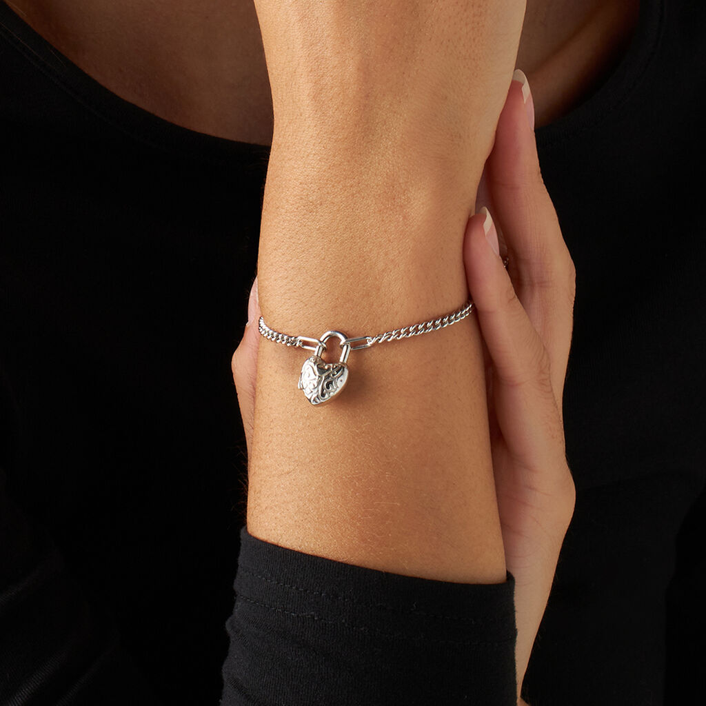 Bracciale Catena Silver Collection Argento Rodiato - Bracciali Love Donna | Stroili