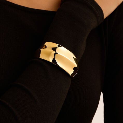 Bangle Radiance Acciaio Dorato - Bracciali Rigidi Donna | Stroili