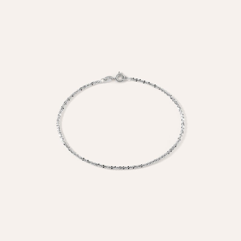 Bracciale Catena Colette Oro Bianco - Bracciali Donna | Stroili