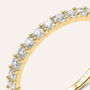 Anello Semi-eternity Claire Oro Giallo Cubic Zirconia