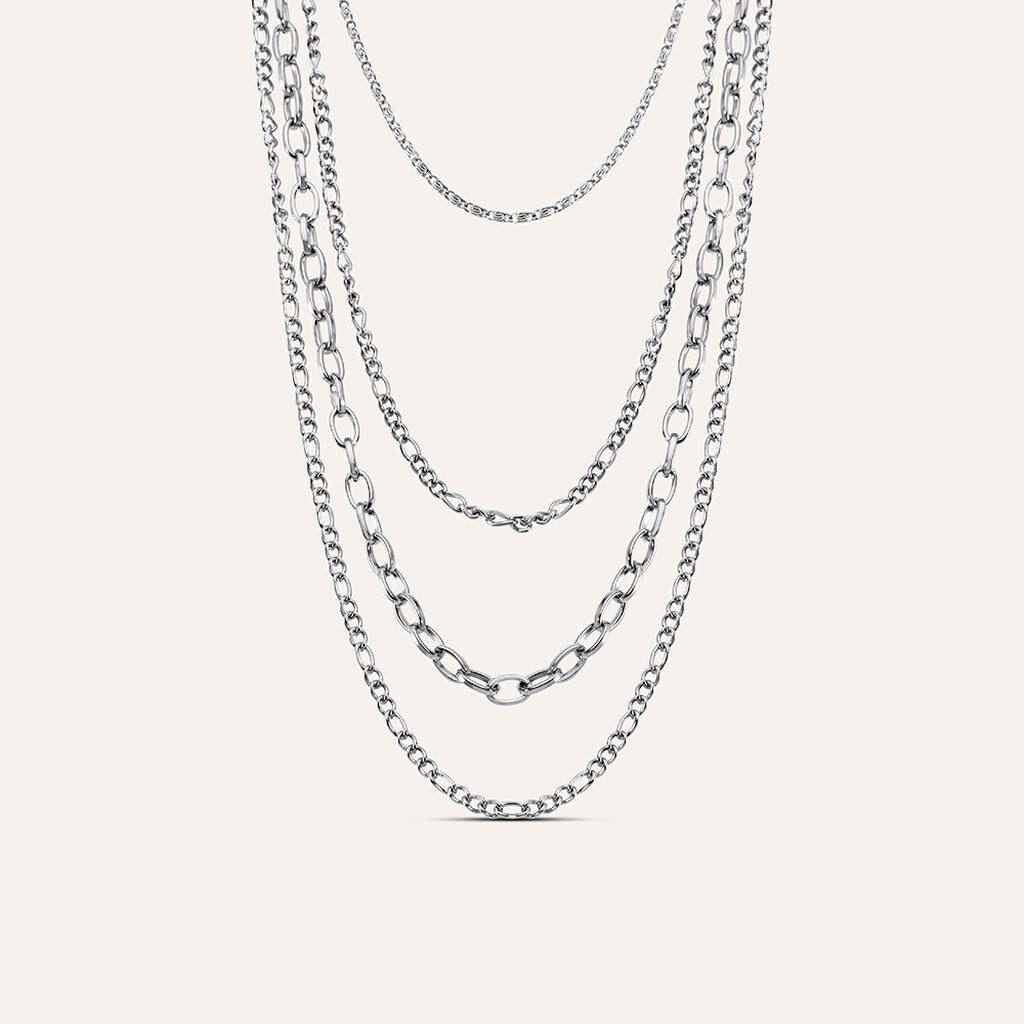 Collana Lady Code Acciaio - Collane Donna | Stroili