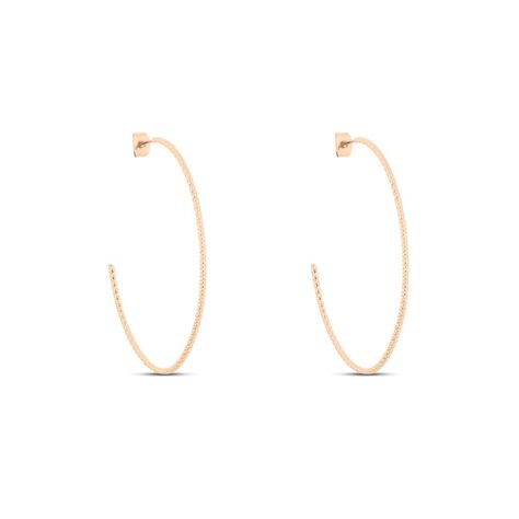 Orecchini A Cerchio Sunrise Acciaio Rosa - Orecchini a Cerchio Donna | Stroili