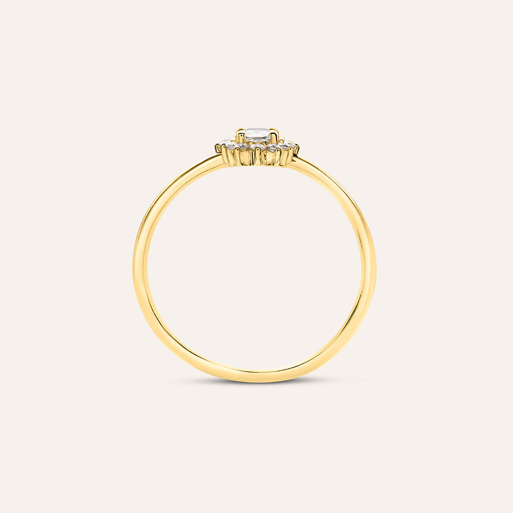 Anello Diamade Glam Oro Giallo Diamante Lab-Grown - Anelli con Pietre Donna | Stroili