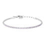 Bracciale Tennis Romantic Shine Metallo Cristallo