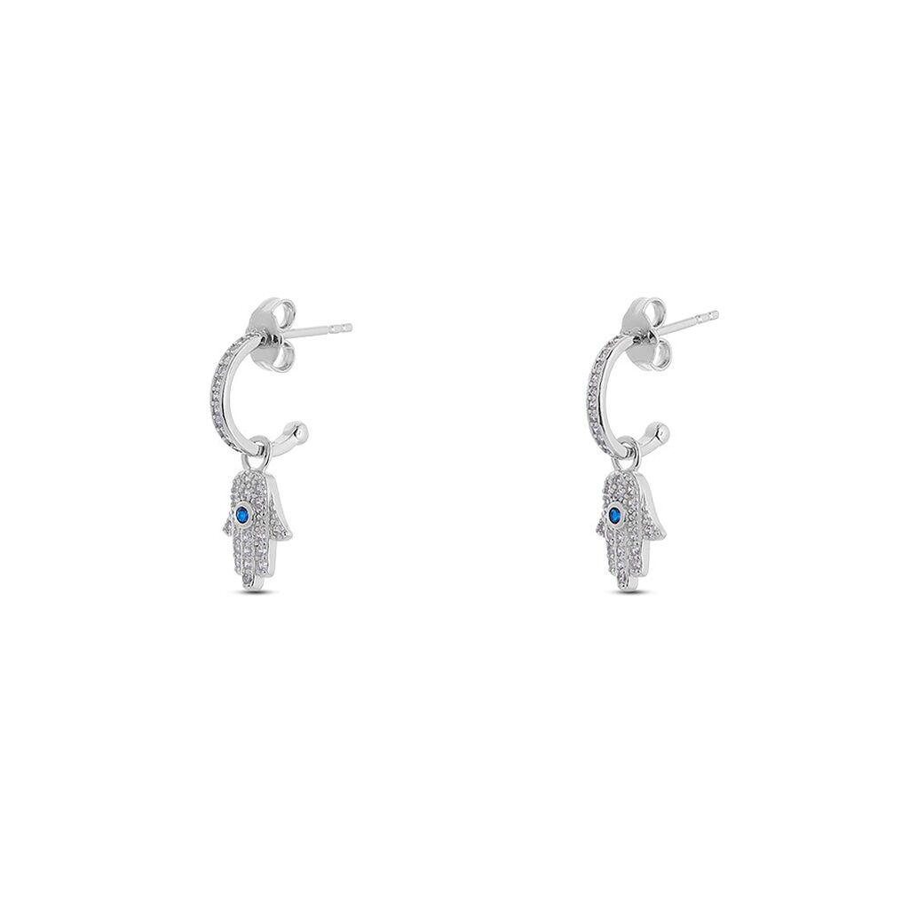 Orecchini A Cerchio Silver Moments Argento Rodiato Cubic Zirconia - Orecchini a Cerchio Donna | Stroili