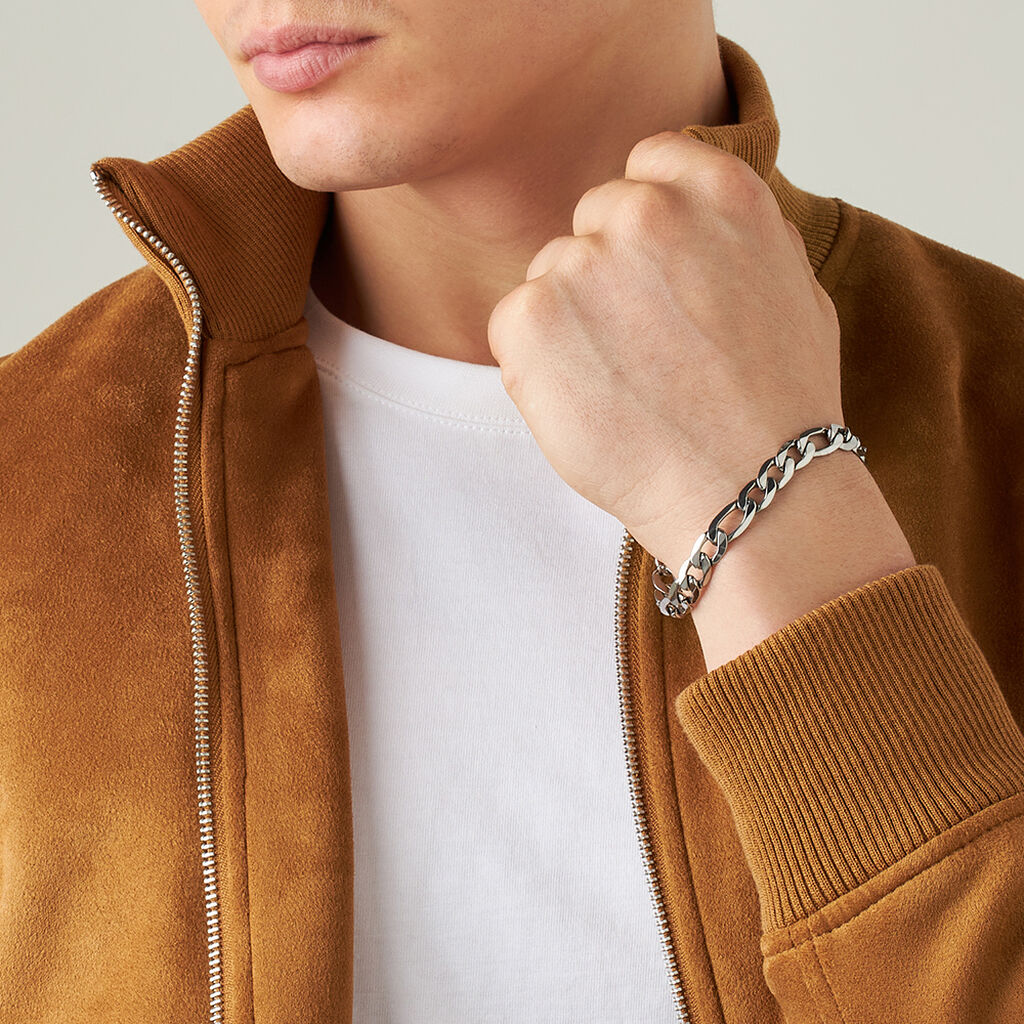 Bracciale Catena Man Code Acciaio - Bracciali Uomo | Stroili