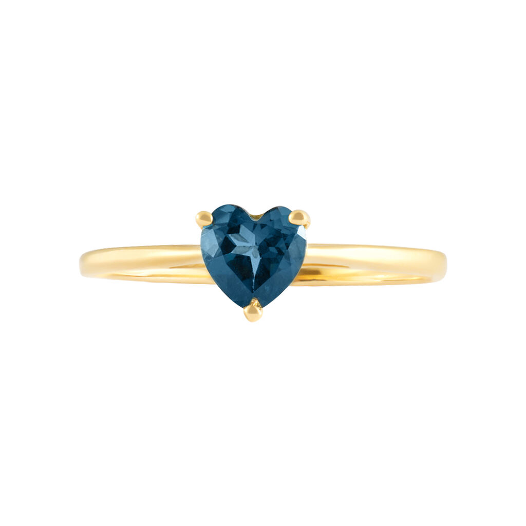 Anello Solitario Amélie Oro Giallo Topazio - Anelli con Pietre Donna | Stroili