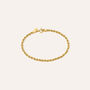 Bracciale Catena Desideria Argento Nobile Dorato