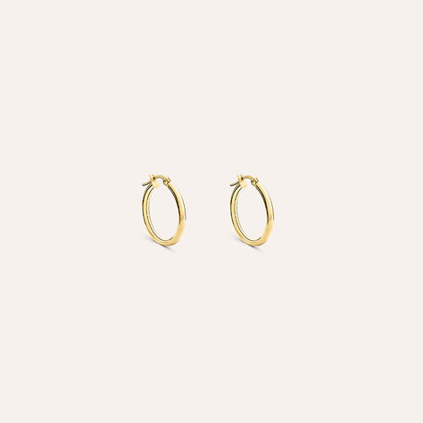 Orecchini A Cerchio Gold Essence Oro Giallo - Orecchini a Cerchio Donna | Stroili