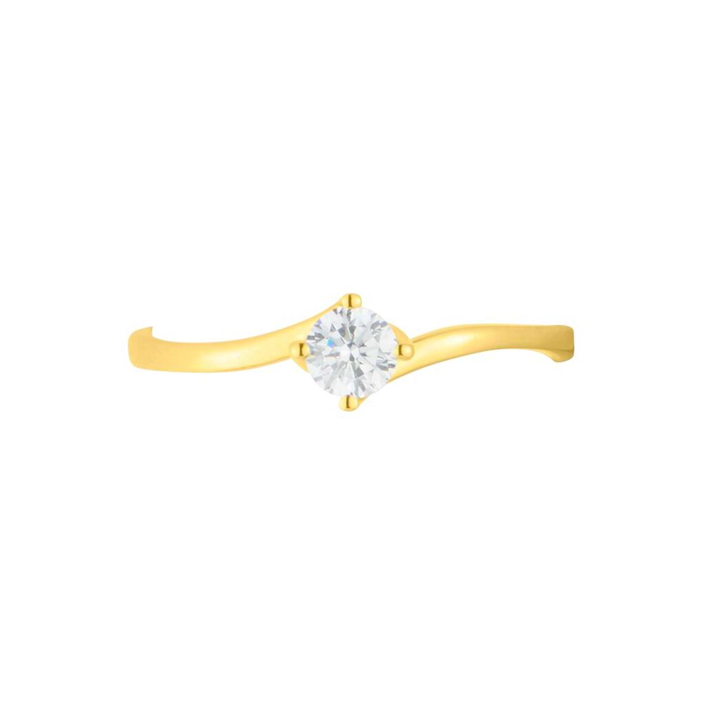 Anello Solitario Claire Oro Giallo Cubic Zirconia - Anelli con Pietre Donna | Stroili