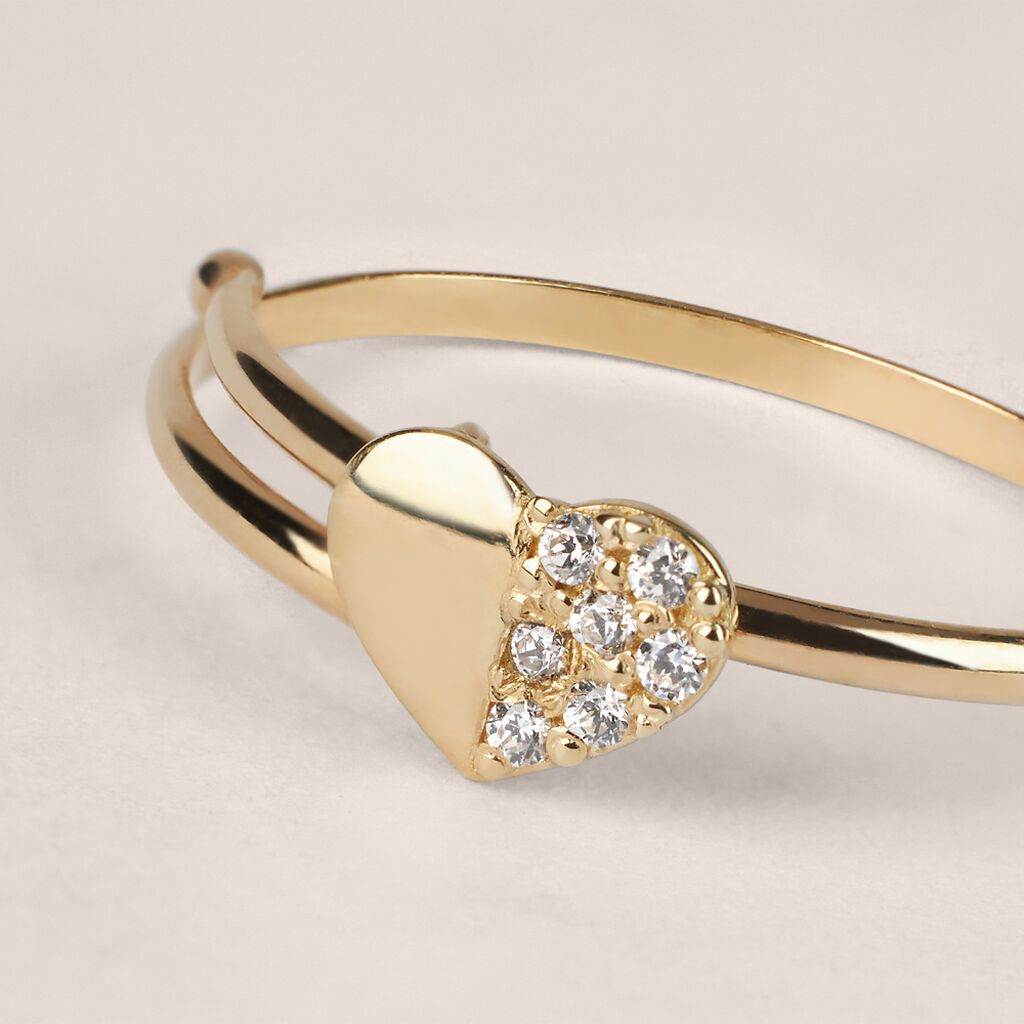 Anello Fantasia Mon Petit Oro Giallo Cubic Zirconia