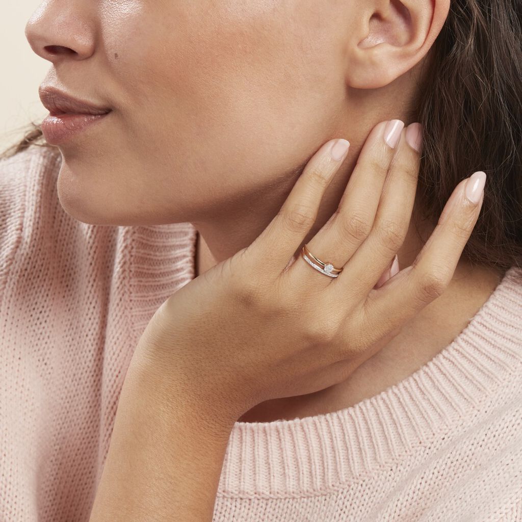 Anello Solitario Sophia Oro Giallo Diamante