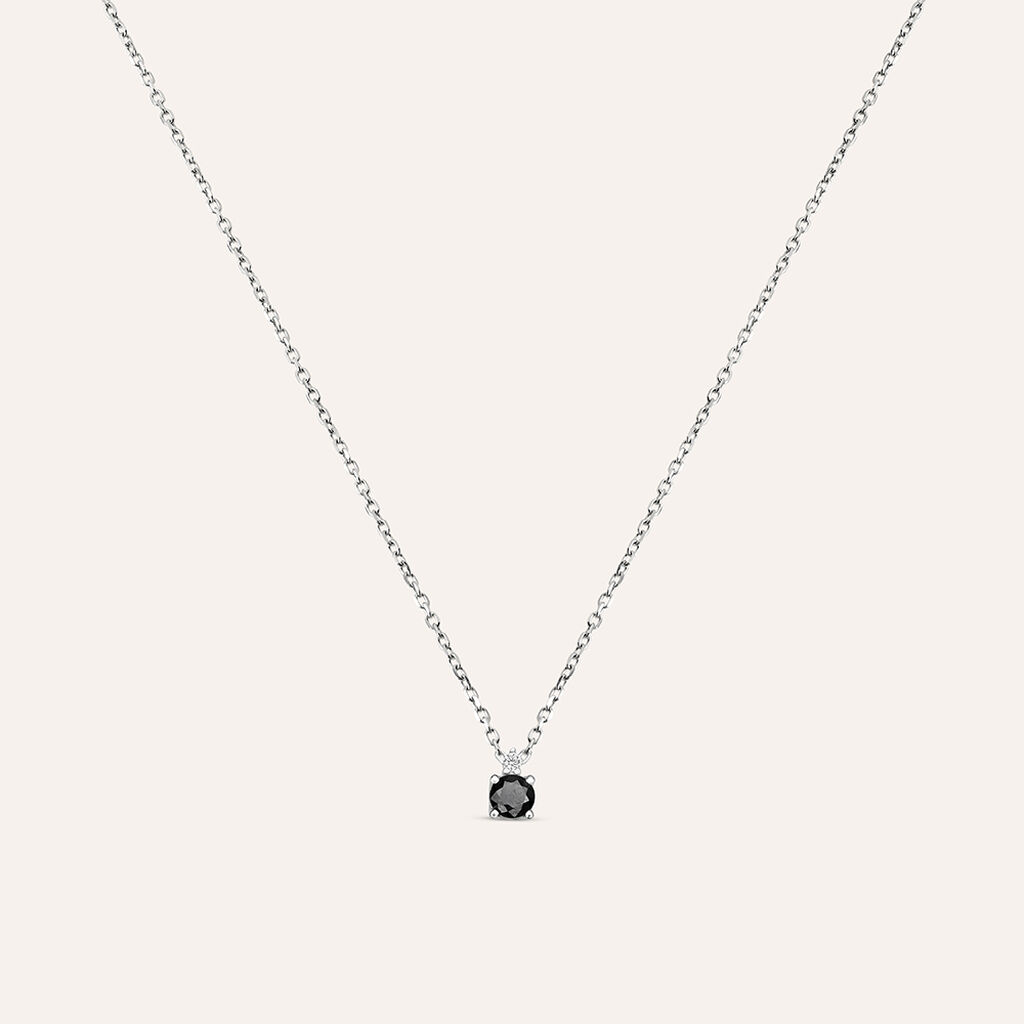 Collana Punto Luce Silver Elegance Argento Rodiato Cubic Zirconia