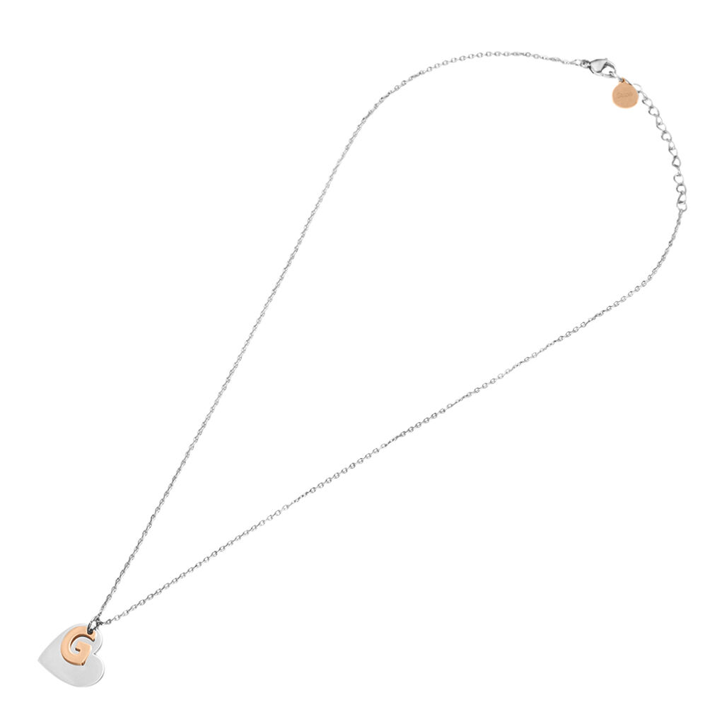 Collana Lady Chic Acciaio Bicolore Bianco / Rosa - Collane Donna | Stroili