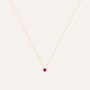 Collana Punto Luce Silver Rainbow Argento Rosa Cubic Zirconia