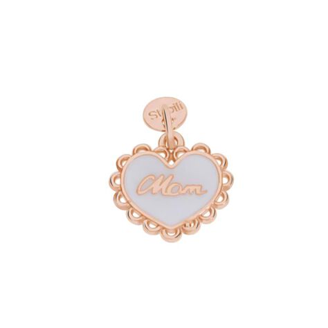 Pendente Love Beats Argento Rosa - Ciondoli con Incisione Donna | Stroili