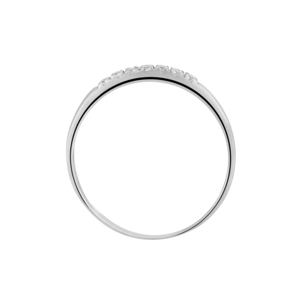 Anello Riviere Claire Oro Bianco Cubic Zirconia