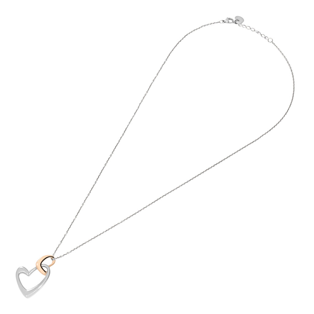 Collana Lady Code Acciaio Bicolore Bianco / Rosa - Collane Donna | Stroili
