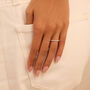 Anello Eternity Firmamenti Oro Bianco Diamante