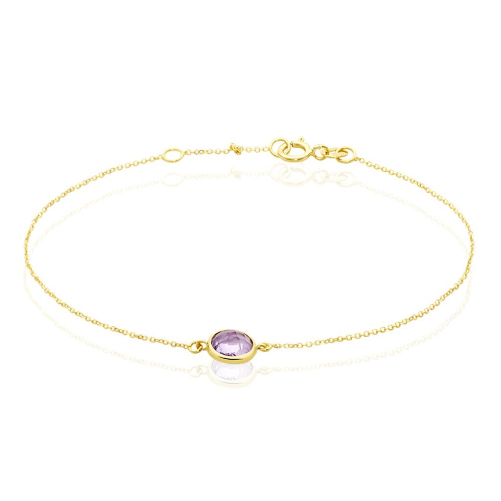 Bracciale Amélie Oro Giallo Ametista - Bracciali Donna | Stroili