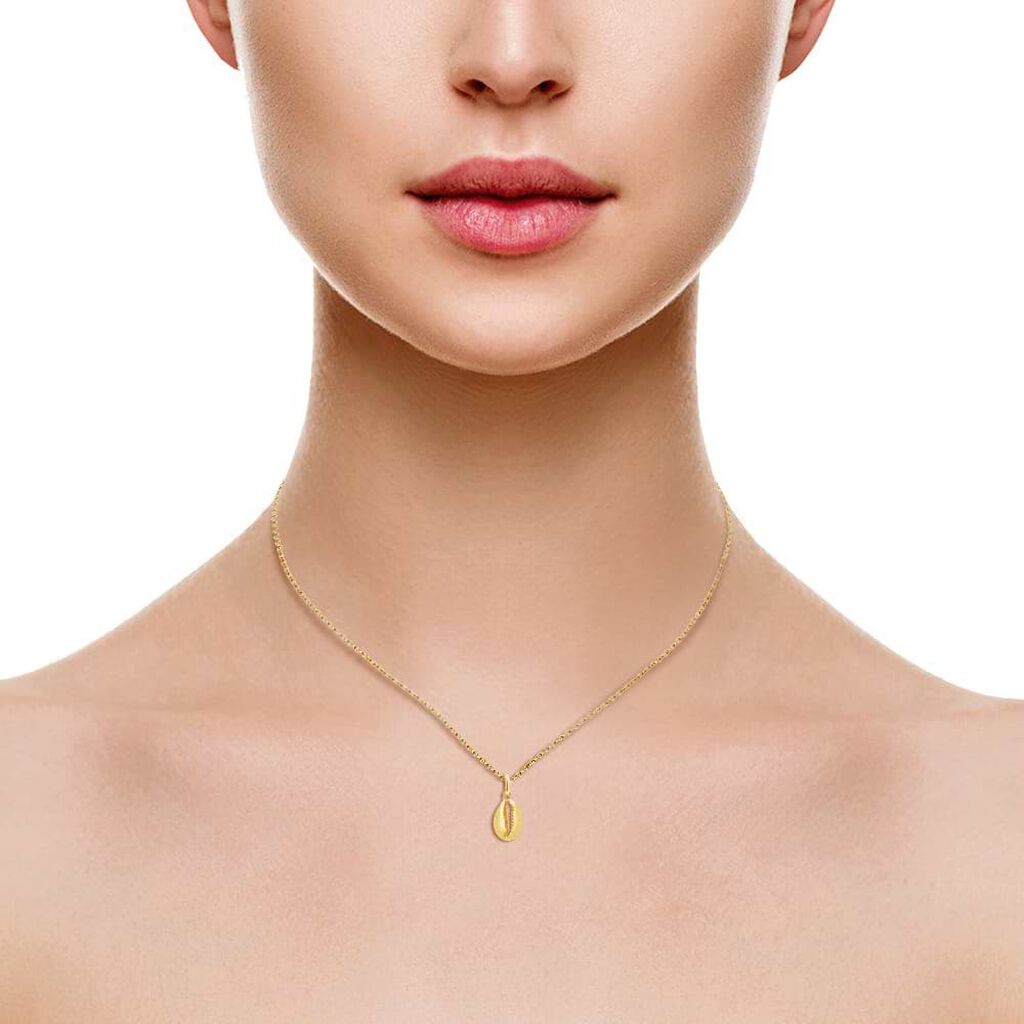 Ciondolo conchiglia in oro giallo - Ciondoli Donna | Stroili