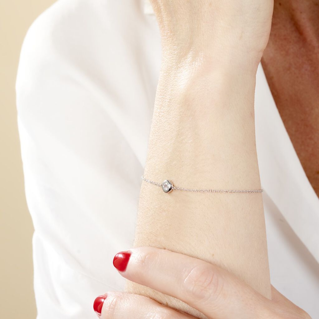 Bracciale Silver Elegance Argento Rodiato Cubic Zirconia