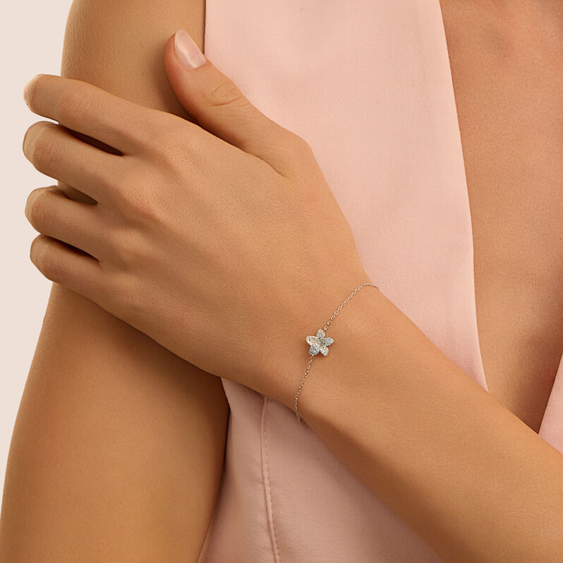Bangle Silver Shine Argento Rodiato Cubic Zirconia - Bracciali Rigidi Donna | Stroili