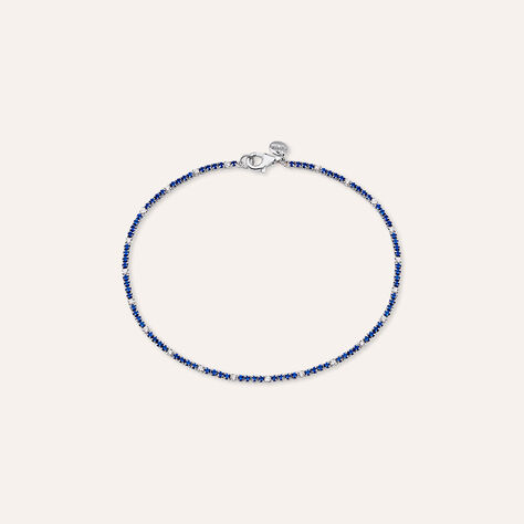 Bracciale Tennis Gentleman Argento Rodiato Cubic Zirconia - Bracciali Uomo | Stroili