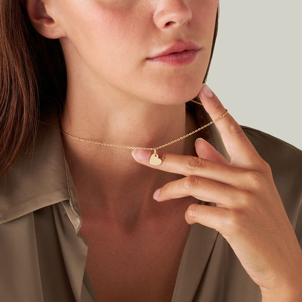 Pendente Poème Oro Giallo - Ciondoli con Incisione Donna | Stroili